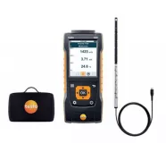 Testo 440 Прибор для измерения скорости воздуха и оценки качества воздуха в помещении в комплекте с зондом, обогреваемой струной (0635 1032) и кейсом фото