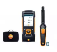 Testo 440 Прибор для измерения скорости воздуха и оценки качества воздуха в помещении в комплекте с Bluetooth зондом СО2 (0632 1551) и кейсом фото