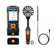 Testo 440 Прибор для измерения скорости воздуха и оценки качества воздуха в помещении. Комплект для вентиляции № 1 с Bluetooth крыльчаткой 100мм (0635 9431), зондом с обогреваемой струной (0635 1032) и кейсом (0516 4401) фото