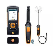 Testo 440 Прибор для измерения скорости воздуха и оценки качества воздуха в помещении. Комплект уровня комфорта с Bluetooth зондом СО2 (0632 1551), зондом турбулентности (0628 0152) и кейсом (0516 4401) фото