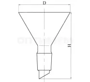 Воронка для порошков, эскиз 2-989 фото