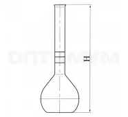 Колба 2-1-100 СН с градуированной горловиной фото