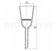 Воронка фильтровальная ВФ-1-40 пор 160 ГОСТ 25336-82 фото
