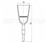Воронка фильтровальная ВФ-2-20-14/23 пор 160 ГОСТ 25336-82 фото