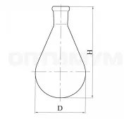 Колба грушевидная 500-29/32 ТС ТУ 92-891.029-91 фото