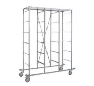 Стеллаж Rack for cages THF 2151/E из нержавеющей стали с U-образными держателями для 30 клеток типа II фото