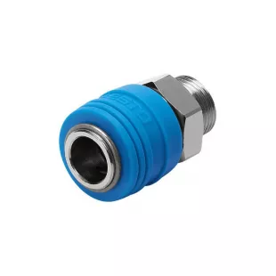 Пневморозетка быстроразъёмная Festo KD4-3/8-A (резьба G3/8 наружная) фото 1