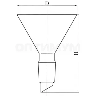 Воронка для порошков, эскиз 2-989 фото 1