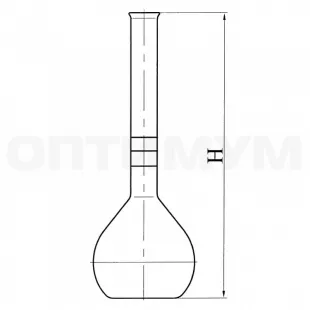 Колба 1-50 СН с градуированной горловиной фото 1