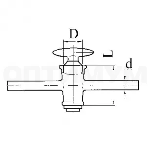 Кран К1Х-1-40-4,0 ТС ГФ 6.451.115-11 фото 1