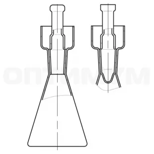 Склянка БПК с пробкой, эскиз 2-758 фото 1