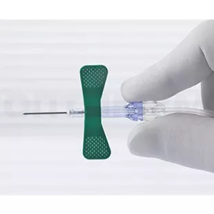 Игла-бабочка SAFETY зеленая с дополнительной защитой от укола 19 см, 21Gx3/4, 50 шт/упак фото 1