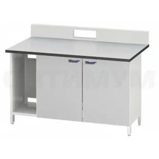Стол для хроматографа с одной двойной тумбой ЛАБ-PRO СХ-Т1 150.80.90/105 LA фото 1