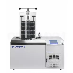 Лиофильная сушка Martin Christ Gamma 2-16 LSCplus, комплект с 4 полками 250 мм с запечатывающим устройством фото 1