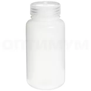 Бутыль 250 мл, ПП, плоское дно, широкое горло, 8000g, 36шт./уп., Nalgene (Thermo) фото 1