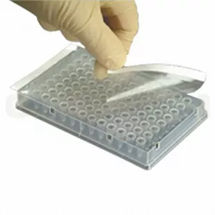 Пленка клейкая для планшет, Real-Time PCR, термостойкая, ультрапрозрачная, 100 шт./уп, Axygen фото 1