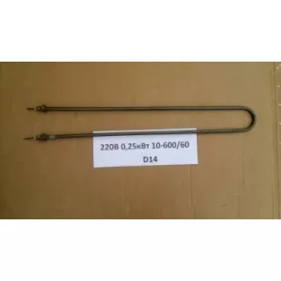 10-600/60 220V 0,25kW (воздух) ТЭН U-образный фото 1