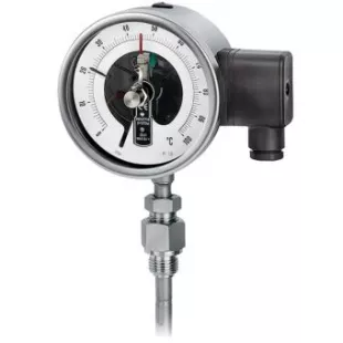 2/Z104-1 0-140°С Ø160mm 300/20mm M27x2R 60V 30W Reglerwerk термометр электроконтактный фото 1
