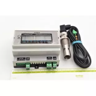 СЛ23-110 с ДЭТ9-10Т 2m 0,1-10000 мкС/см / 0-100С 4-20mA  220VAC солемер цифровой фото 1