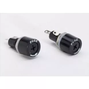 BH002-2 Ø5x20mm держатель предохранителя стационарный фото 1