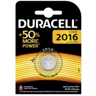 CR2016 3V Duracell батарейка литиевая фото 1