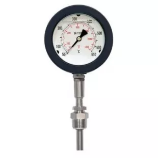 TG100-650G +50+650°С Ø100 G1/2R 160/10mm термометр виброустойчивый фото 1