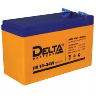HR1234 F2 12V 9Ah Delta аккумулятор cвинцoвo-киcлoтный фото 1
