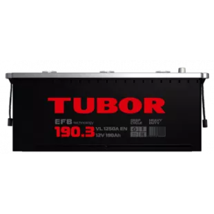 6СТ-190.3 L 190Ah TUBOR EFB аккумулятор свинцово-кислотный фото 1