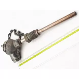 ТХК400У 18Н10Т L(ХК) 120/10mm M22х1,5R 600°С термопара + линия 3,95 (гайка) фото 1